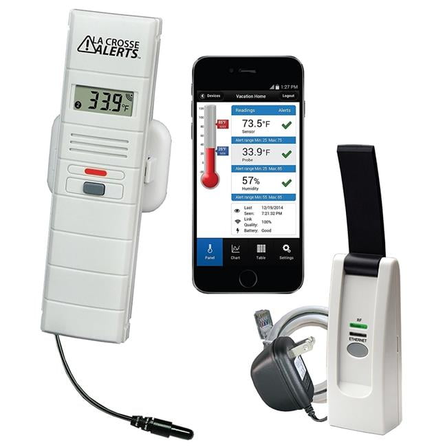 La Crosse Technology 92625101GH Greenhouse Monitoring System with Dry