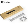 thumbnail image 3 of Wristitani Apple Watch Bands 38mm 40mm 41mm 42mm 44mm 45mm 49mm, iWatch Bands Compatible with iWatch Series for Gift, Business, Party and Daily Style Matching Silver 38mm, 3 of 9