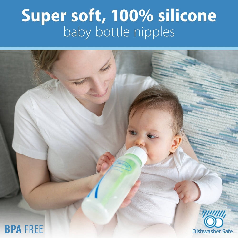 Anti-Colic Options+ Narrow Baby Bottle Newborn Gift Set - 0-6m - Pink: BPA-Free, Silicone Nipples, Breast Pump Compatible, 16pc