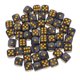 thumbnail image 1 of 50piece/set D6 Round Corner Dice 16mm For Larp Play Toy Black, 1 of 5
