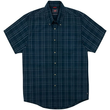 Wrangler - Big Men's Premium Poplin Plaid Shirt