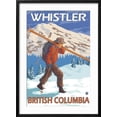 thumbnail image 2 of Art.com Skier Carrying Snow Skis, Whistler, BC Canada Art Print by Lantern Press, Black Frame Wall Art, 21" x 29", 2 of 5