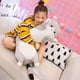 thumbnail image 4 of Soft Plush Cat Pillow Long Cotton Pillow Cute Plush Doll Toy Gift for Kids Girlfriend (Gray, 50cm/19.68inch, 1 Set), 4 of 5