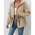 thumbnail image 3 of Alsol Lamesa Rain Coats for Women Waterproof with Hood Rain Jackets Womens Lightweight Windbreaker Outdoor Hiking Rain Jacket, 3 of 6
