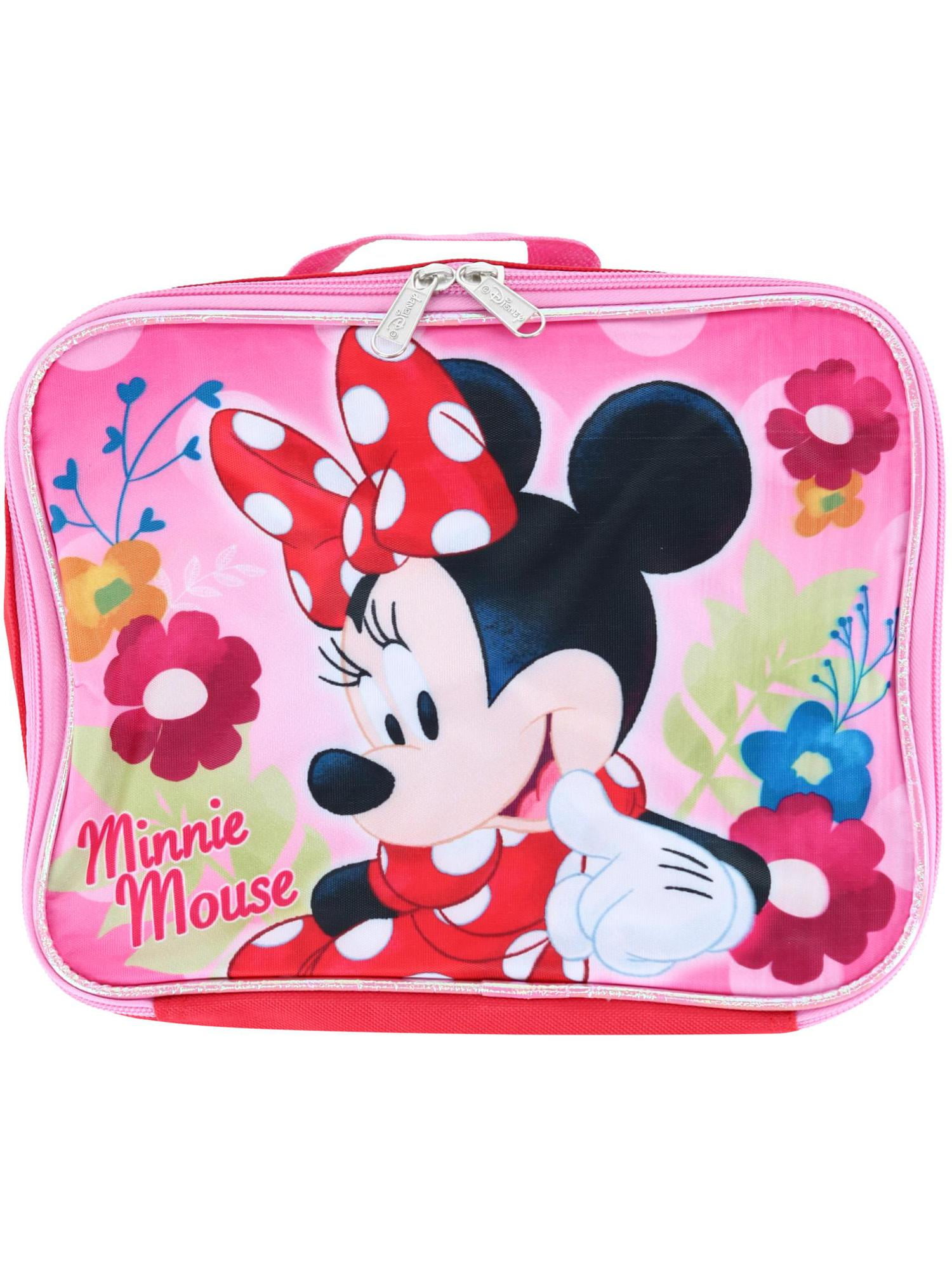 Minnie Mouse Girl's 16" Backpack W/Detachable Lunch Box