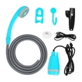 thumbnail image 1 of Ducha de Camping portátil DYNWAVEMX Manguera de Ducha Recargable por USB Azul, 1 of 8