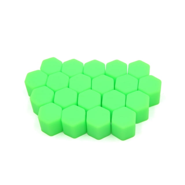 20pcs Rueda de pieza recambio Unique Bargains 17mm de Diámetro tornillo hexagonal Protector cubre Tornillos