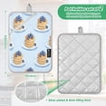 thumbnail image 6 of Yayeee Pot Holders Kitchen Heat Resistant with Pockets 7"x9.8" Cotton Oven Cooking Hot Pads, Blueberry Pancake Pattern, 6 of 7