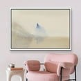 thumbnail image 2 of PixonSign Framed Canvas Print Wall Art Pastel Watercolor Paint Stroke Landscape Nature Wilderness Illustrations Modern Art Decorative Minimal Rustic for Living Room, Bedroom, Office - 16"x24" White, 2 of 5