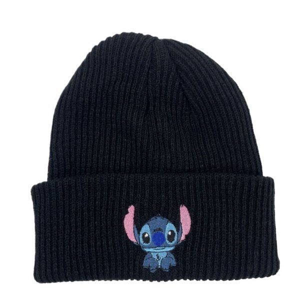 Gorro de punto con bordado de dibujos animados para adultos y niños, gorra de Benie, gorros elásticos cálidos Unisex, regalo de Navidad, gorras térmicas al aire libre