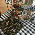 thumbnail image 6 of Oval Tablecloth, Checkered Tablecloth, All Sizes and Any Custom Table Cloth Size, 6 of 9