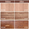 thumbnail image 6 of DEWEL Wood Filler 4 Colors,Wood Repair Filler Kit, 45ML Furniture Touch Up Fillers with 2 Brushes and 1 Scraper for Scratches, Cratches, Stains on Hardwood Floor, Laminate, Door, Cabinet, Table, 6 of 8