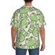 thumbnail image 3 of Balery Cute Frog Camisa Casual de Manga Corta con Botones para Hombre, Texturizada, Estilo Cubano, para Playa, Verano-Medium, 3 of 5