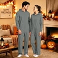 thumbnail image 2 of HNMKIU Men's Jumpsuit For Everyday Comfort And Mobility With Lightweight Versatile Wear Functional Pockets Breathable Design Easy Care All-Season Style Light Gray2 - XXXL, 2 of 8