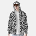 thumbnail image 4 of Fotbe Snake Men's Women's UPF 50+ Sun Protection Jacket Hooded Cooling Shirt with Pockets Hiking Outdoor Performance-Medium, 4 of 9