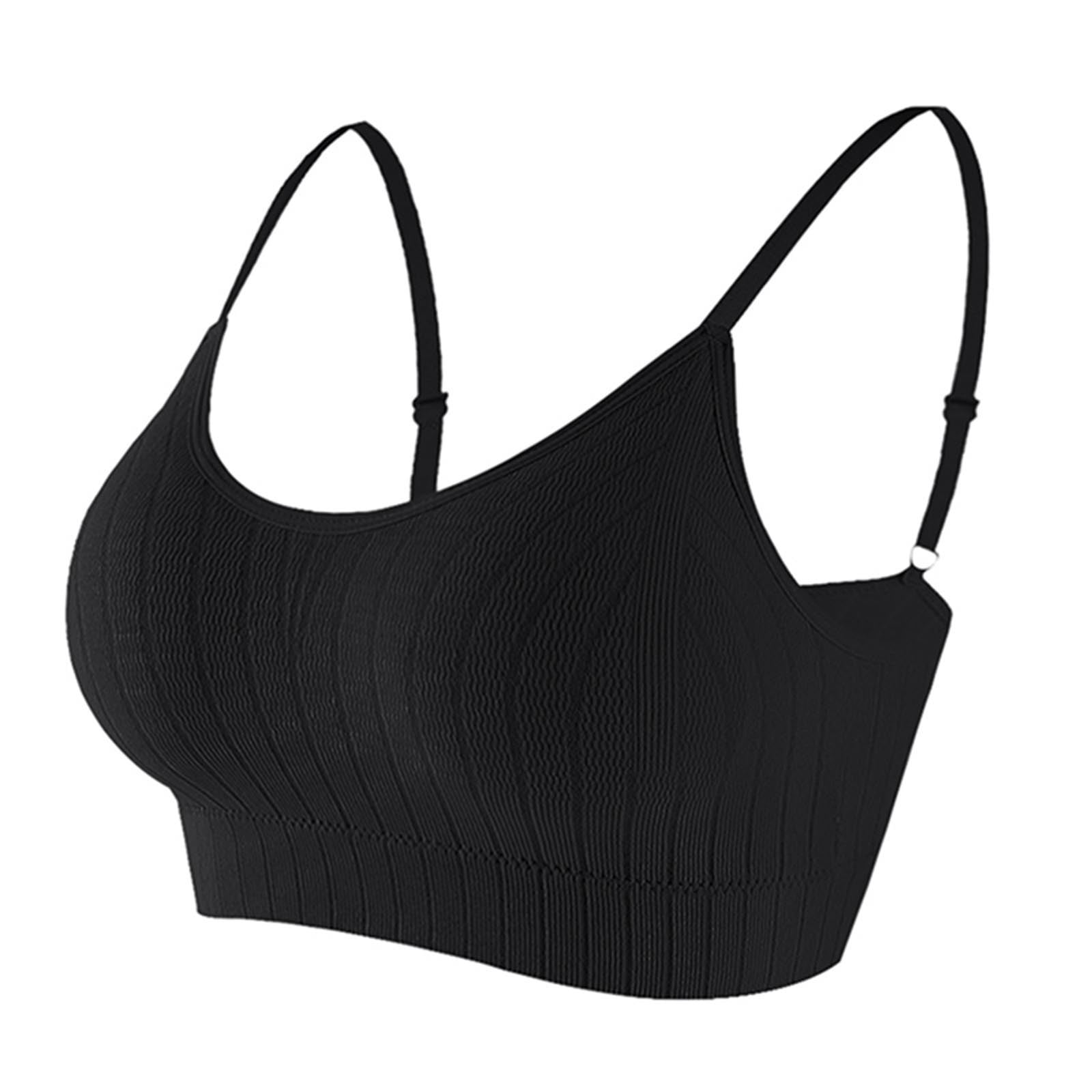 SOOMLON High Impact Sports Bras for Women Ruched Sports Bra Padded