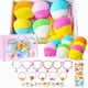 thumbnail image 1 of Bombas de baño Foxandern Kids Mermaid, 180 ml, con joyas sorpresa, 1 of 9