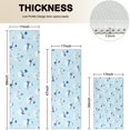 thumbnail image 4 of Light Blue Christmas Snowman Pattern Kitchen Rugs Sets Of 3,Kitchen Runner Rugs Non Skid Washable,Decorative Kitchen Floor Mats for Kitchen,Sink,Laundry,17"x30"+ 17"x47" + 17"x59", 4 of 6