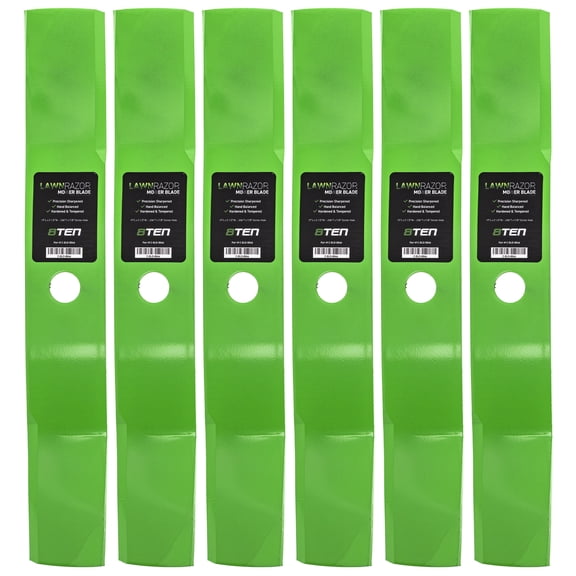 LawnRAZOR Medium Lift Blade for John Deere 48 inch Z915B 6 Pack 810-CBL2268D