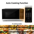 thumbnail image 4 of Sunmaki 0.7 Cu Ft Microwave Oven with Easy Clean, 9 Auto Menus & LED Lighting, 4 of 10