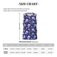 thumbnail image 4 of Naloa Blue Skull Crystal Basketball Jersey Reversible Men's Mesh Athletic Sports Shirts Training Practice S-4XLMedium, 4 of 6