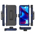thumbnail image 6 of TASHHAR Moto G Play 2023 with Belt Clip Holster and Screen Protector with Belt Clip Holster Military Grade Full Body Drop Shock Protection Rugged Durable for Motorola G Play 2023 Phone - Dark Blue, 6 of 8