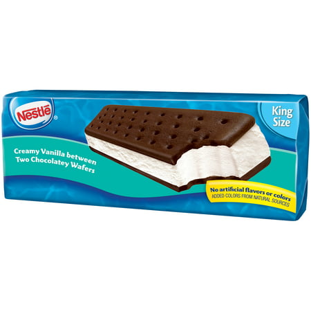 NESTLE King Size Vanilla Frozen Dairy Dessert Sandwich - Walmart.com