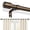 Bronze, variant on Newburos Heavy Duty Curtain Rods,1 Inch Black Curtain Rod Adjustable for Windows 48 to 86 Inch with Metal Finials,Easy Installation and Modern Design for Living Room & Bedroom