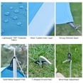 thumbnail image 4 of Outdoor Multifunctional Sun Shade Sail Rectangle Canopy for Outdoor Camping Patio Lawn Garden Backyard Awning, 4 of 8