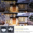 thumbnail image 3 of Ralbay Motion Sensor LED Outdoor Wall Lights Set of 2,Modern Black Outdoor Wall Sconce Motion IP65 Waterproof for House Garage 3000K(2 Pack), 3 of 6