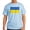 Light Blue, variant on - Ukraine Flag Men's Value T Shirt - Men's Classic Graphic T-Shirt