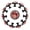 Multicolored 01, variant on 12 Pack Round Glass Drawer Knobs For Kitchen Cabinet With Screws, Speeding Racing Car with Checkered Flag Crystal Diamond Shaped Cupboard Knobs For Kitchen Office Bathroom