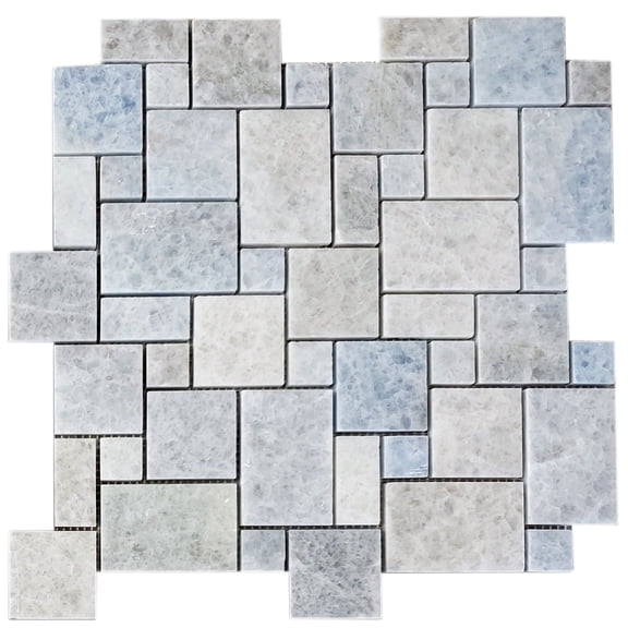 Mini Pattern Crystal Ocean Polished Marble Mosaic Tile