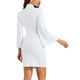 thumbnail image 3 of VESTIDO LÁPIZ INSPIRADOR PARA MUJERES DE NEGOCIOS CON MANGAS ABIERTAS, AJUSTADO, MINI Y BODYCON, TALLA XL, BLANCO, 3 of 6