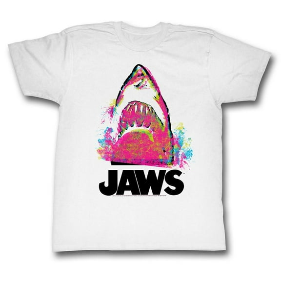 Jaws Jawzzz White Adult T-Shirt 4Xl