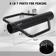 thumbnail image 2 of Fence Post Driver T Post Driver with Handle Heavy Duty Hand Post Pounder with Handle for U Fence Post Wooden Post, 2 of 7