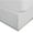 White, variant on Martex Queen Bed Skirt | Pleated Microfiber | 21" Drop Easy Fit | White