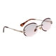 thumbnail image 5 of Gafas de Sol Sin Montura UV400 Baoblaze Gafas de Sol Clásicas Pya Gris + rosa Gafas de sol con corte de diamante, 5 of 6