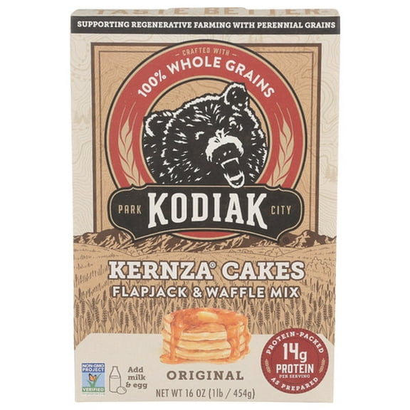 (Pack of 6) Kodiak Mix Flapjack Kernza Original 16 Oz