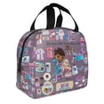 thumbnail image 2 of Doc McS-tuffins Insulated Lunch Bag Leakproof Waterproof Reusable Lunch Boxs Portable Durable Cooler Tote Bag Work Travel, 2 of 9