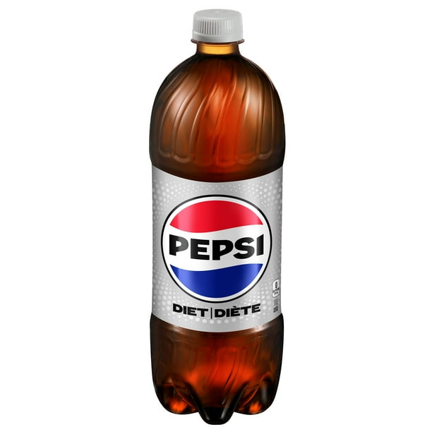 Boisson gazeuse Pepsi Diète cola, 1L bouteille 1L