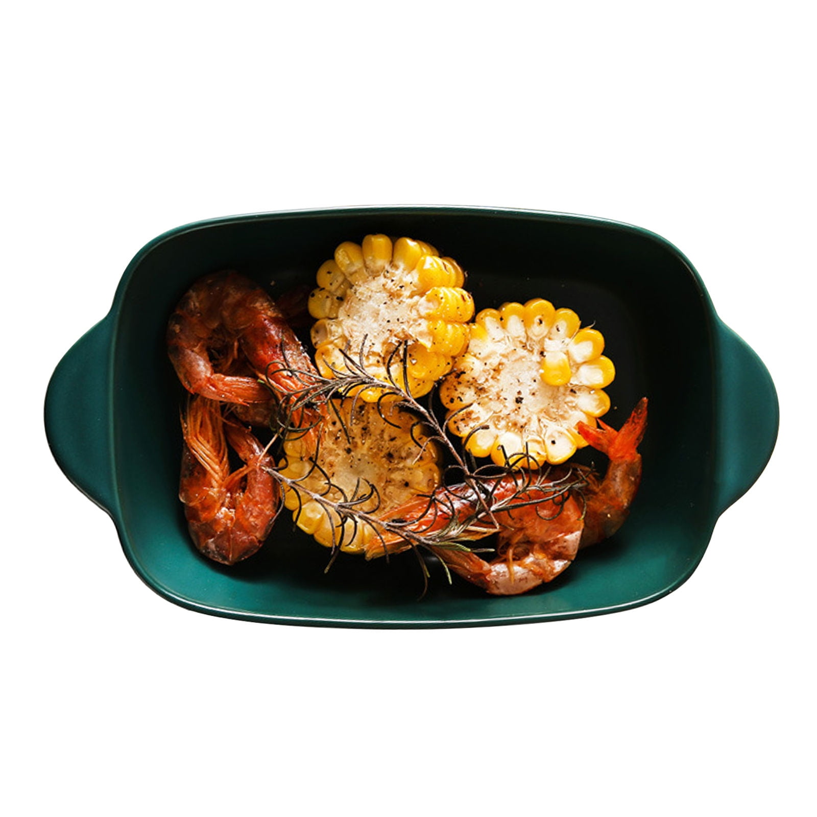 Qeeadeea Ceramic Baking Dish With Handle, Oven Ceramic Baking Pan