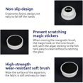 thumbnail image 4 of Fish Tank Glass Cleaner,Magnetic Aquarium Algae Glass Cleaner Scrubber Floating Clean Brush Suitable, 4 of 6