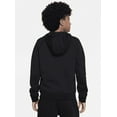 thumbnail image 2 of Nike Air Big Kids Logo-Print Brushed Fleece Hoodie - Black, 2 of 3