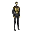 thumbnail image 4 of Cosplay Costume Heroic Superhero Jumpsuit for Halloween Party Carnival Stage Performance Role Play Outfit, Red Blue, 4 of 5