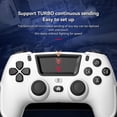 thumbnail image 4 of Controlador Inalámbrico Gamepad de Doble Vibración Compatible con Controlador P4 /p4 Slim/P4 Pro/Windows PC, 4 of 8