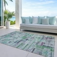 thumbnail image 6 of Addison Rugs Chantille Indoor/Outdoor Transitional Stripes Aloe Washable Rectangle Rug, 10' x 14', 6 of 6