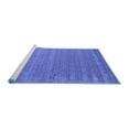 thumbnail image 2 of Ahgly Company Machine Washable Indoor Rectangle Abstract Blue Contemporary Area Rugs, 7' x 10', 2 of 4