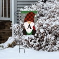 thumbnail image 4 of Briarwood Lane Winter Gnome Burlap Monogram Letter a Garden Flag, 4 of 7