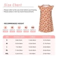 thumbnail image 3 of Vsdgher Champignon pour Filles Chemises de Nuit Manches Courtes à Volants Robe de Nuit Pyjama pour Fête-Moyen, 3 of 6